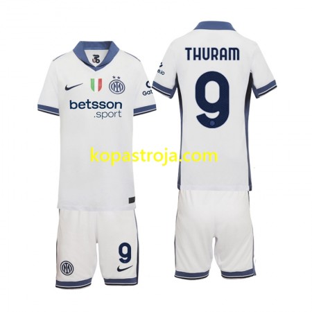 Billiga Fotbollströjor Inter Milan Marcus Thuram 9 Barn Borta tröja 2024/25 Kortärmad
